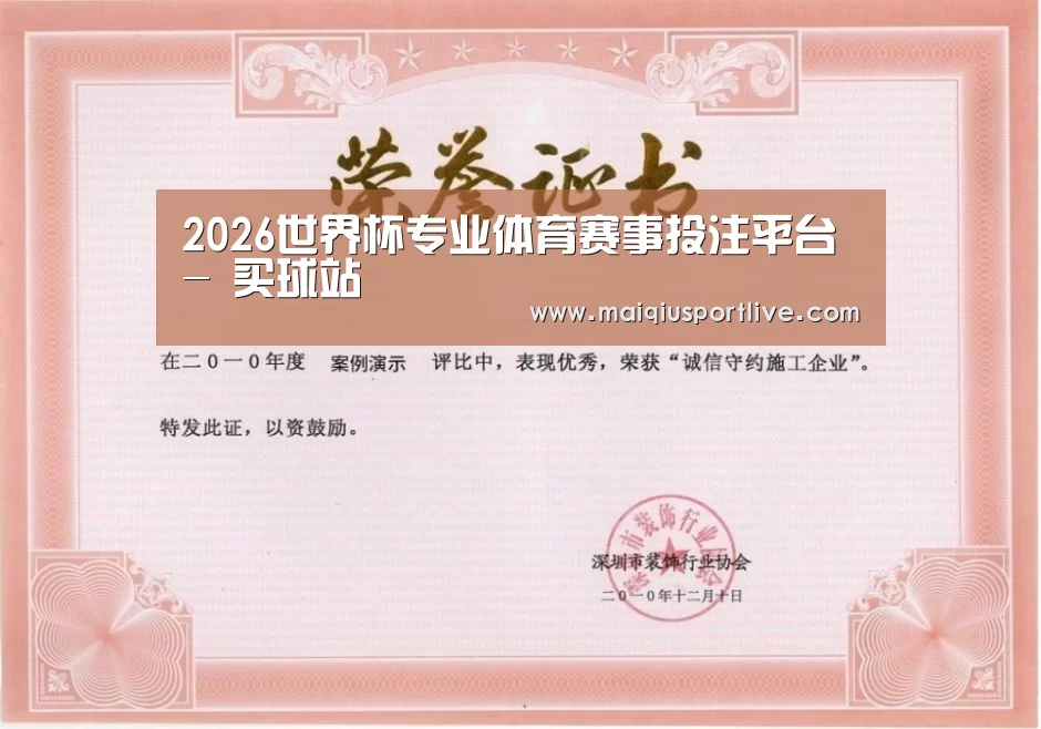 荣誉证书二