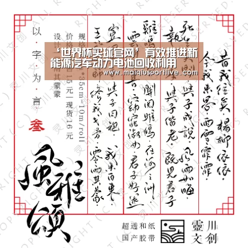 ‘世界杯买球官网’有效推进新能源汽车动力电池回收利用(图2) 世界杯买球官网